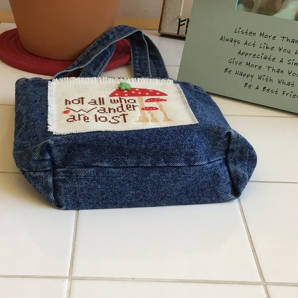 Fun Denim Tote - Picture 6 of 6